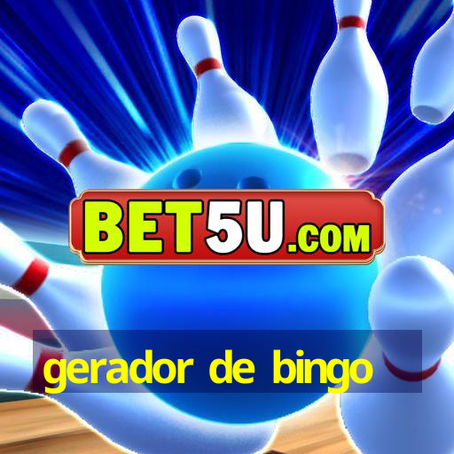 gerador de bingo